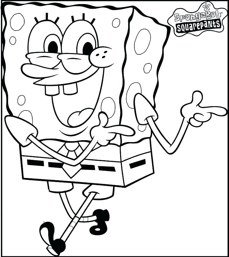 Spongebob Coloring Pages Coloring Pages Printable Spongebob 736x823 Spongebob Coloring Pages Coloring Pages Printable Spongebob