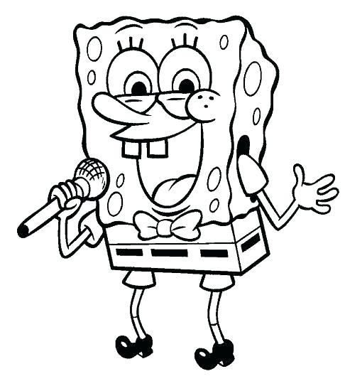 Spongebob Squarepants Coloring Book Coloring Pages For Kids 486x550 Spongebob Squarepants Coloring Book Coloring Pages For Kids