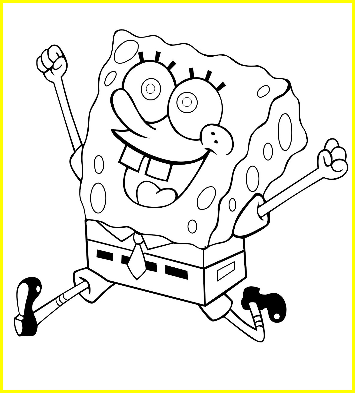 1466x1624 Inspiring Timely Spongebob Squarepants Coloring Pages For Kids