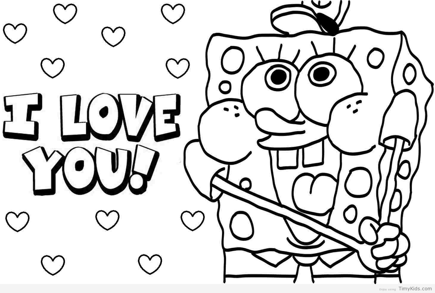 1460x982 Challenge Spongebob Squarepants Colouring Page