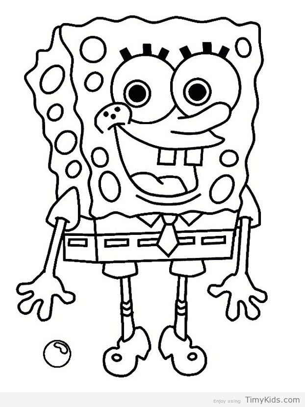 Spongebob Squarepants Coloring Pages Free at GetColorings.com | Free ...