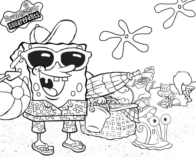 Spongebob Coloring Pages To Print Free Printable Spongebob 800x640 Spongebob Coloring Pages To Print Free Printable Spongebob