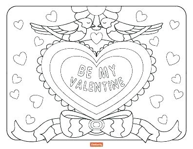 Spongebob Valentines Day Coloring Pages at GetColorings.com | Free ...