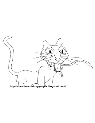 Coraline Coloring Pages 309x400 Coraline Coloring Pages