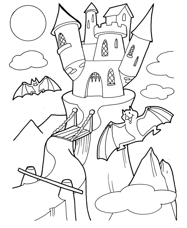 Spooky Coloring Pages