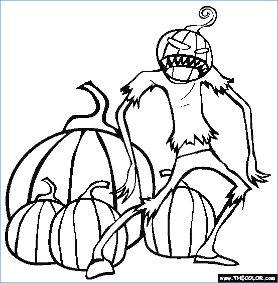 Spooky Halloween Coloring Pages at GetColorings.com | Free printable