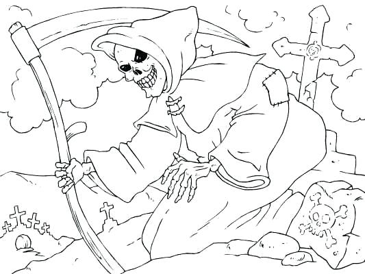 Scary Halloween Coloring Pages Printables Scary Coloring Pages 533x400 Scary Halloween Coloring Pages Printables Scary Coloring Pages