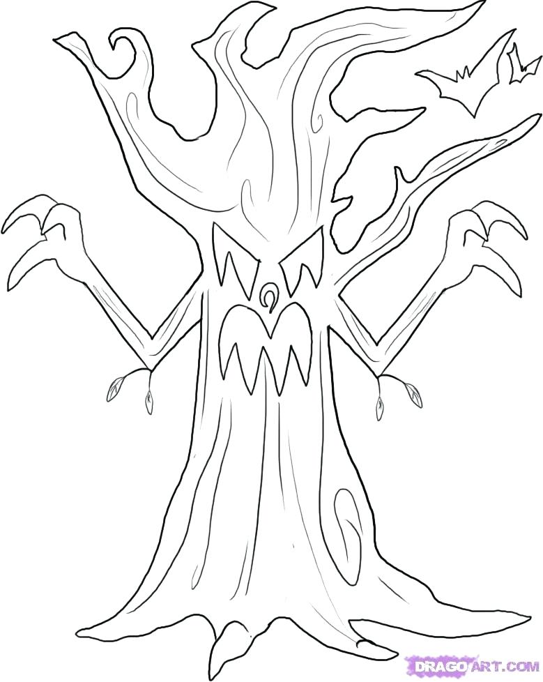 779x978 Spooky Coloring Pages Scary Coloring Pages Kids Spooky Halloween