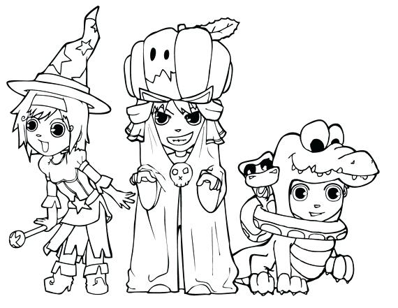 570x441 Spooky Halloween Coloring Pages Spooky Coloring Pages Coloring
