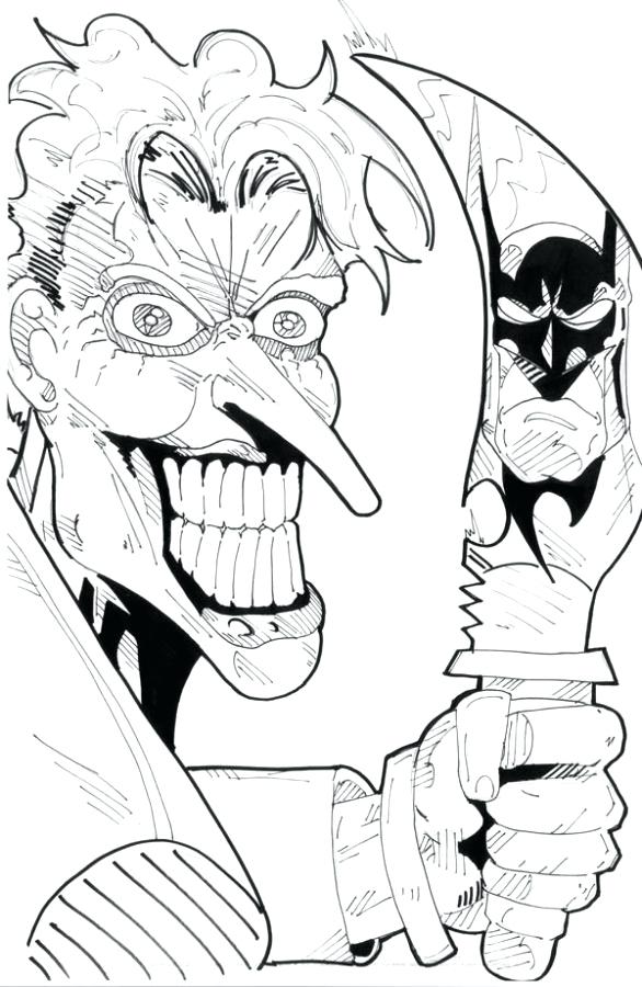 586x900 Knife Coloring Page Scary Joker With Knife Coloring Page Fork