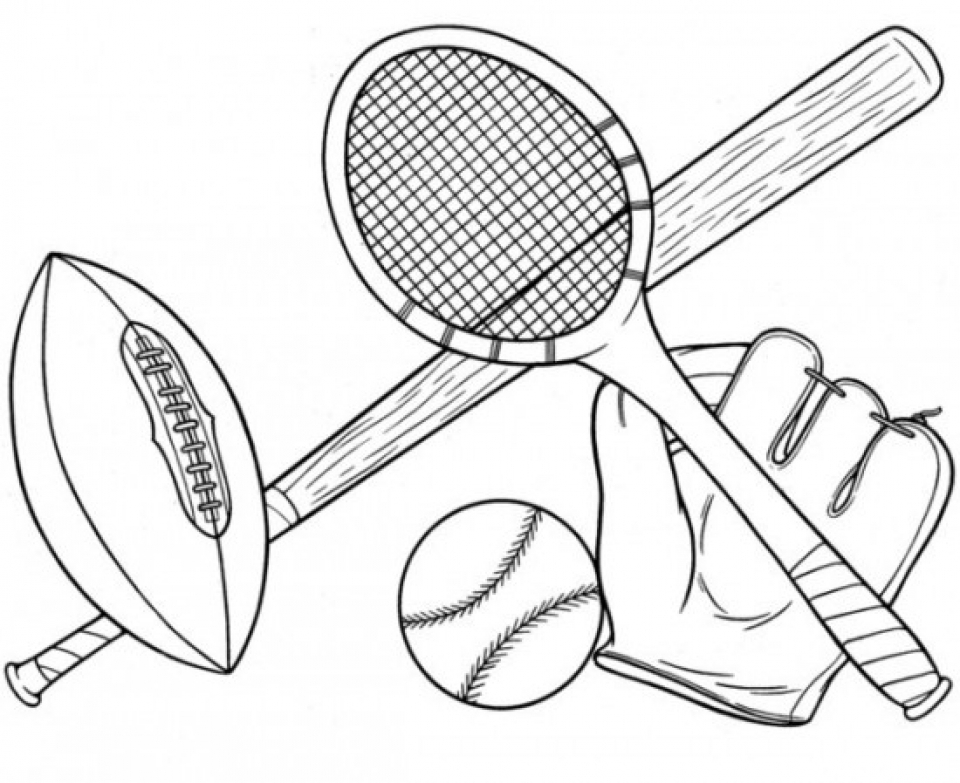 960x783 Sport Coloring Pages 20 Free Printable Sports Coloring Pages