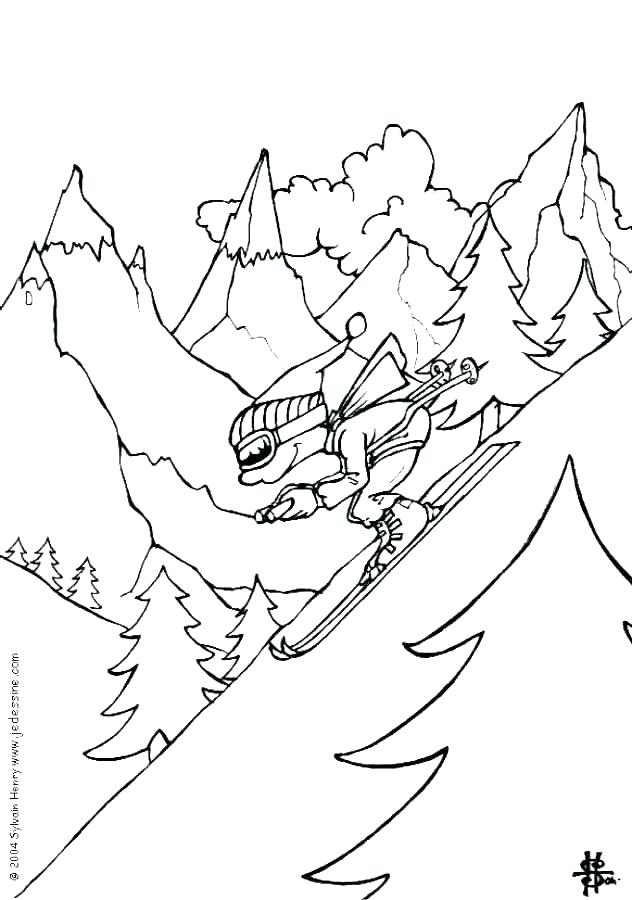 Coloring Pages Sports Free Printable Winter Sports Coloring Pages 632x900 Coloring Pages Sports Free Printable Winter Sports Coloring Pages