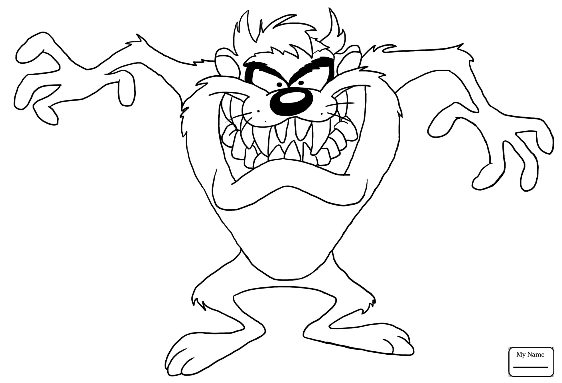 1971x1342 Looney Tunes Coloring Page Looney Tunes Spot Coloring Pages Within