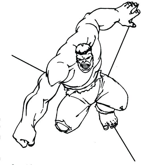518x581 Spot Coloring Pages Hulk Jumping And Running Move From Other