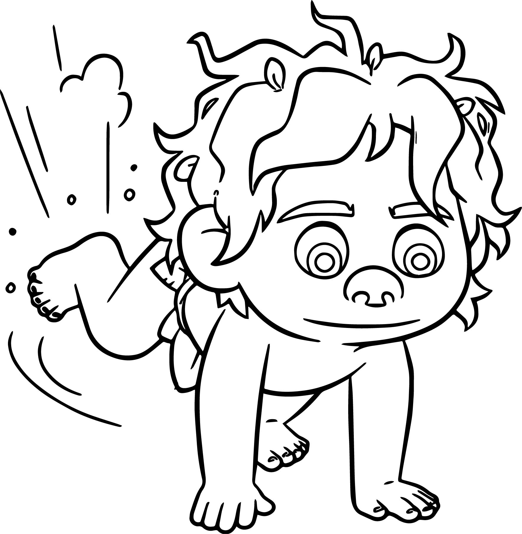 1769x1809 The Good Dinosaur Disney Spot Digging Cartoon Coloring Pages