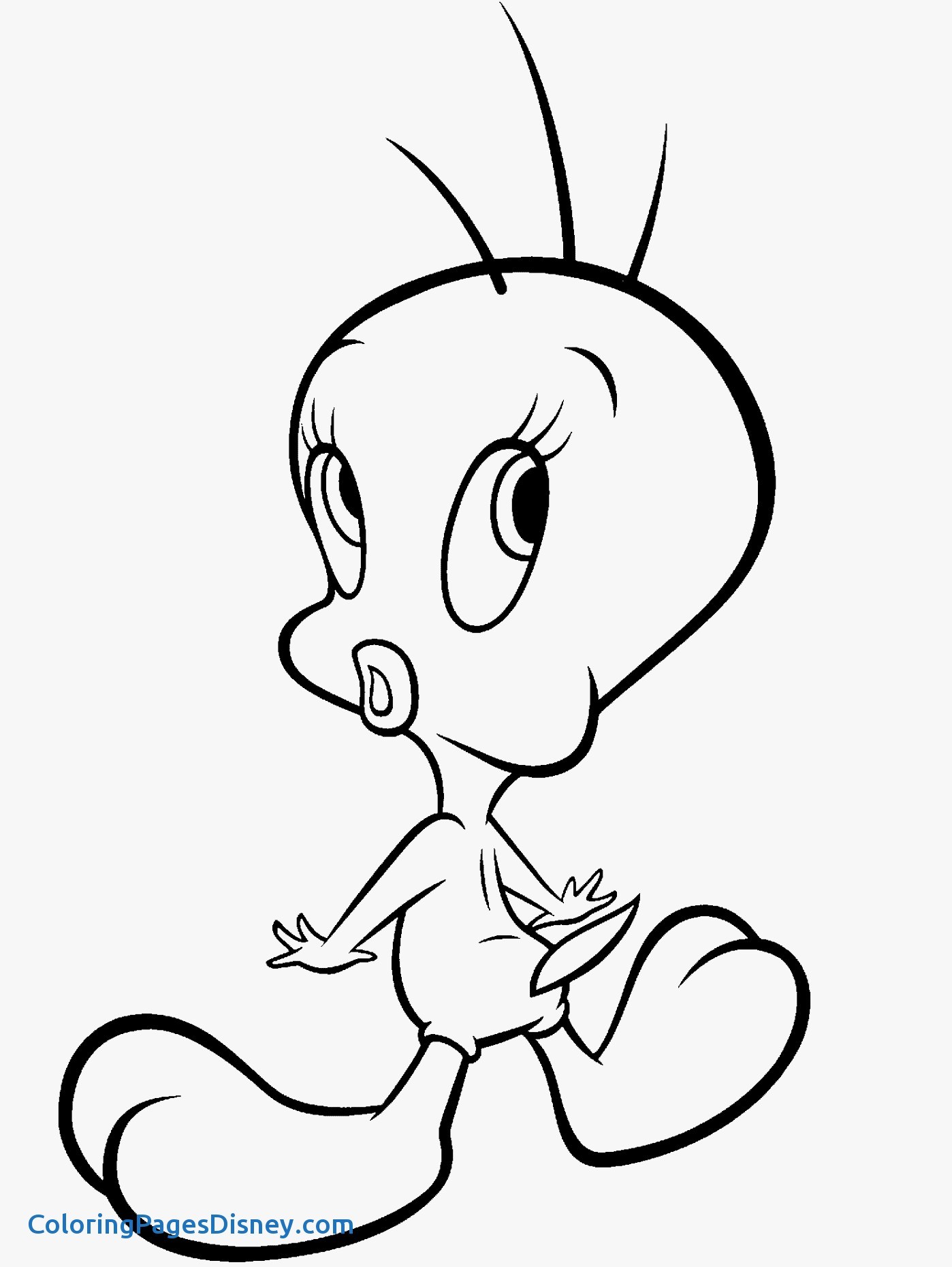 1398x1860 Tweety Coloring Pages New Tweety Bird Coloring Page Looney Tunes