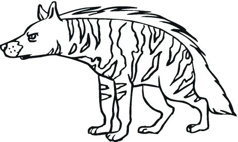 480x287 Hyena Coloring Page Pages Hyenas Coloring Pages Lion King Hyena