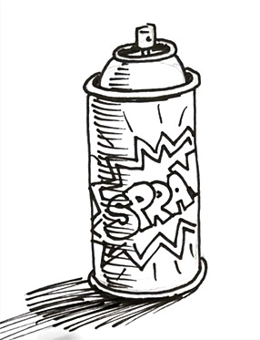 286x373 How To Draw A Spray Paint Can Shoo Rayner Author