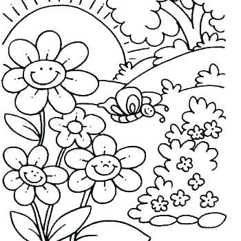 Nice Spring Coloring Page Gallery Example Resume Ideas Spring 350x350 Nice Spring Coloring Page Gallery Example Resume Ideas Spring