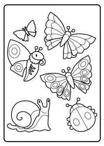 Spring Theme Coloring Pages For Kids 213x300 Spring Theme Coloring Pages For Kids