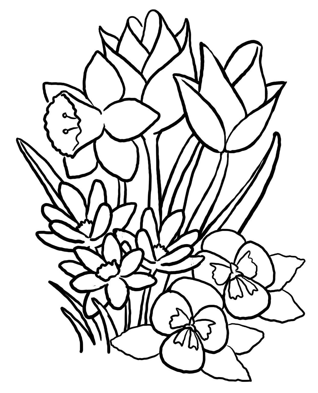 Coloring Pages Flowers Spring Coloring Page Fun 1244x1536 Coloring Pages Flowers Spring Coloring Page Fun