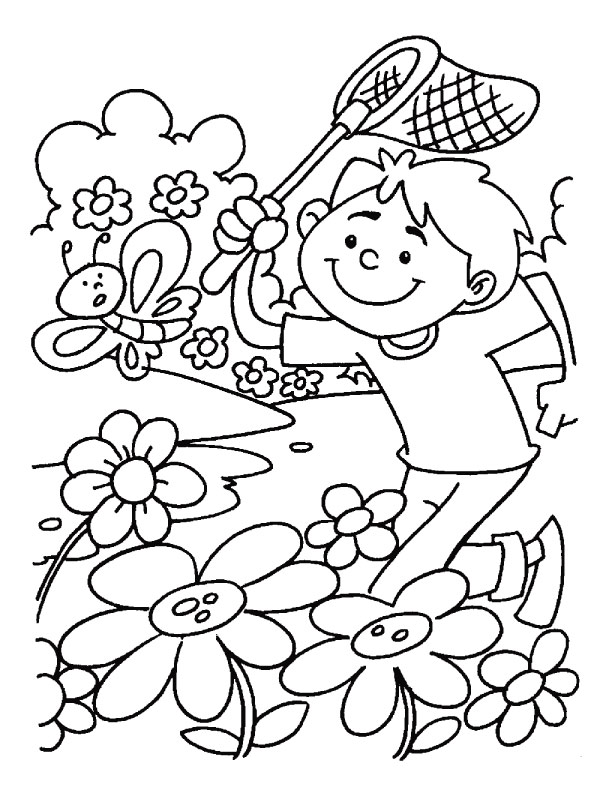 Best Quality Printable Spring Break Coloring Pages 612x792 Best Quality Printable Spring Break Coloring Pages