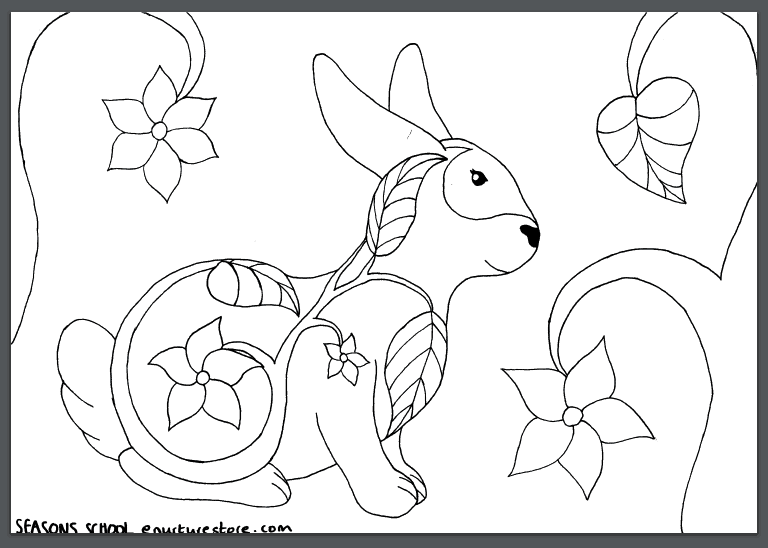 768x548 Spring Coloring Sheets Printables For Children