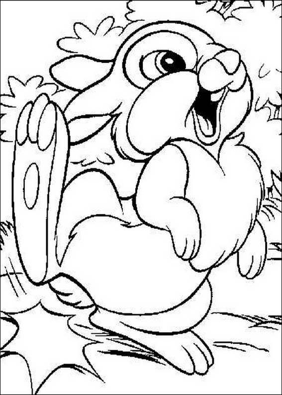 567x794 Bunny Rabbit Coloring Pages