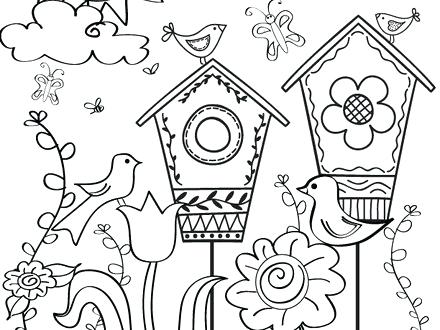 440x330 Spring Coloring Pages Free Printable Awesome Pix For Spring Time