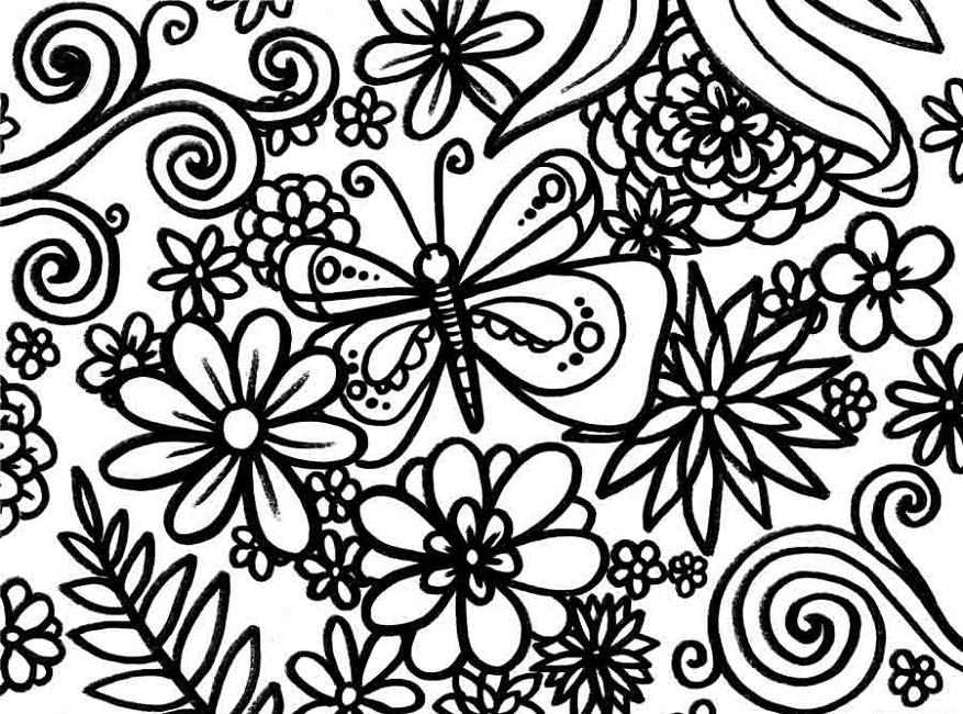 877x650 Spring Coloring Pages For Middle School Animal