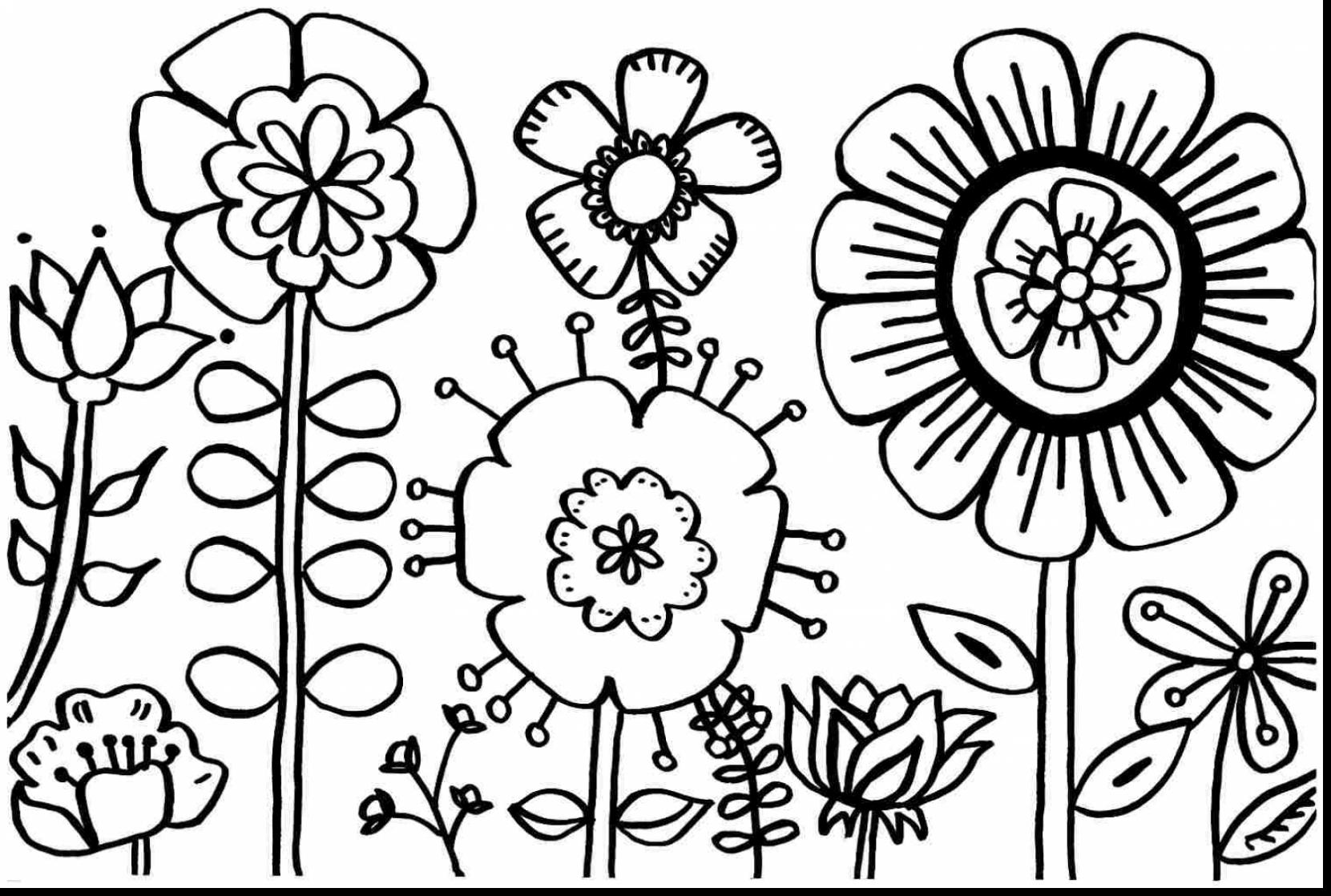 1661x1118 Good Spring Coloring Pages Printable 25 For With Adults Ahmedmagdy