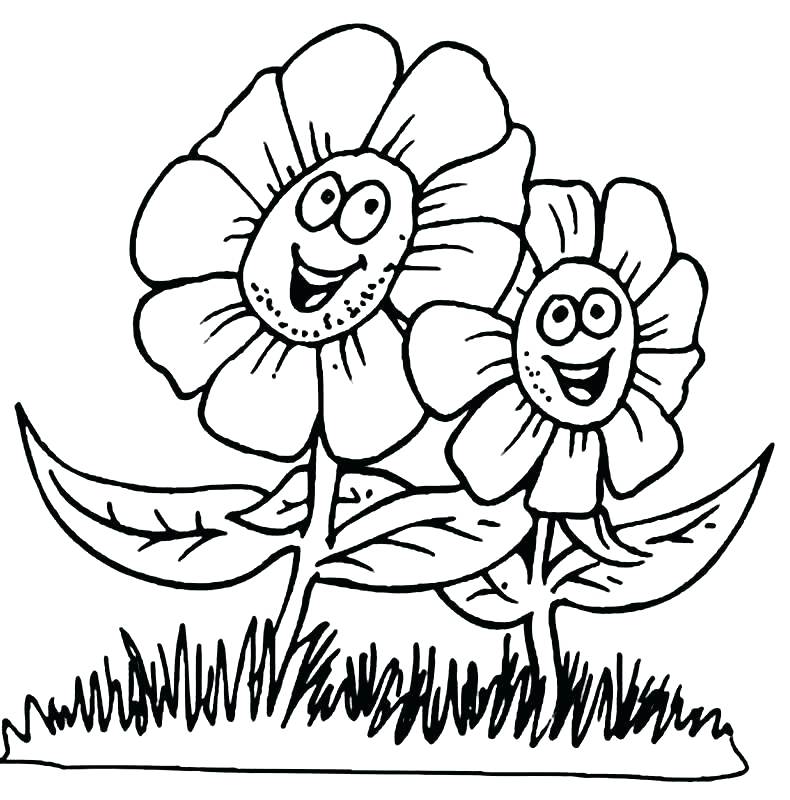 790x800 Coloring Pages Flowers Printable Spring Coloring Pages Free Spring