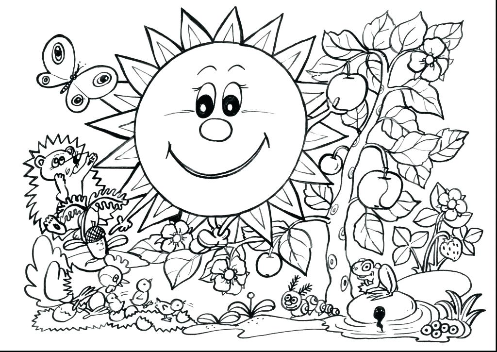 Spring Coloring Sheets First Grade Coloring Page First Grade 1024x725 Spring Coloring Sheets First Grade Coloring Page First Grade
