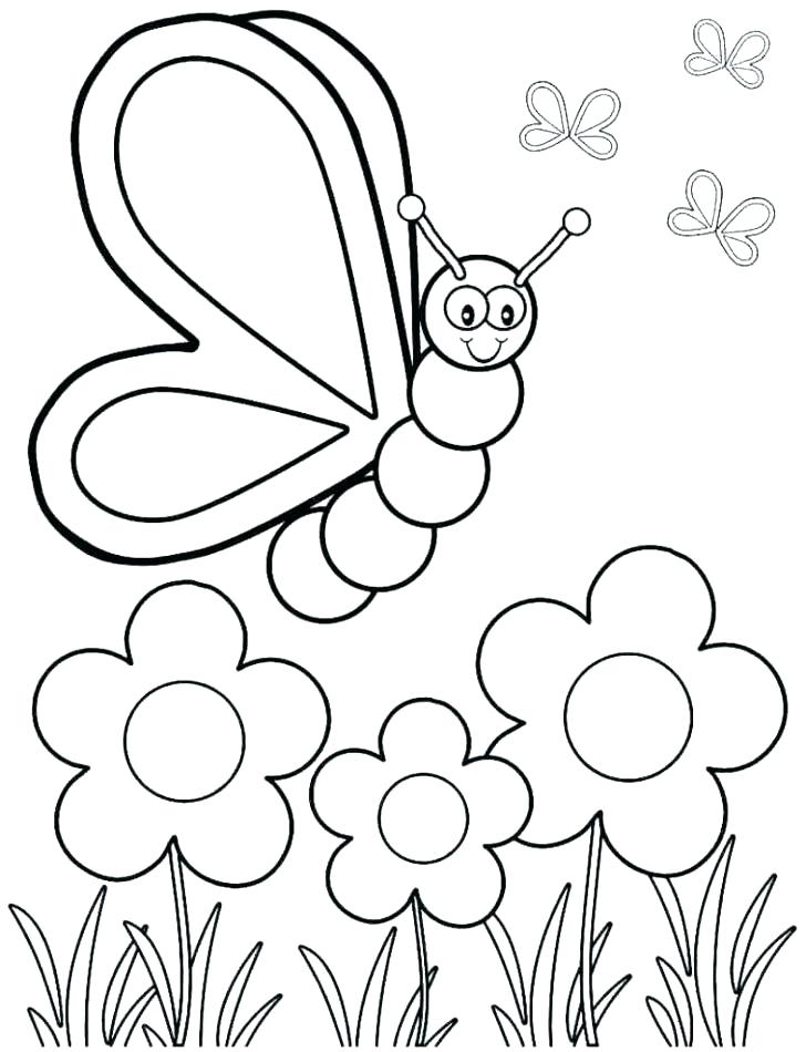 728x950 Printable Spring Coloring Pages Printable Spring Coloring Pages