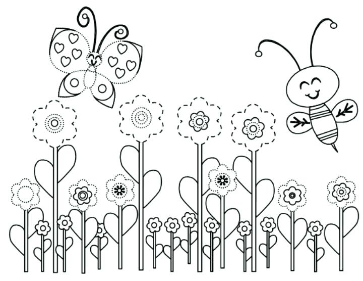 720x556 Simple Spring Coloring Pages Printable Crayola Photo 9492 Inside