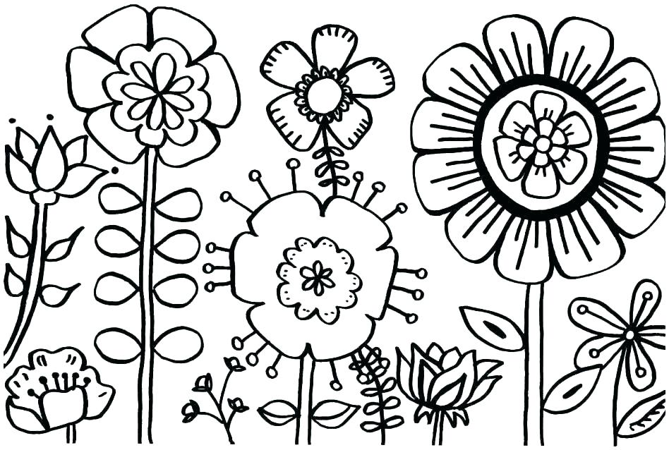 948x638 Spring Coloring Pages To Print Spring Coloring Page Free Printable