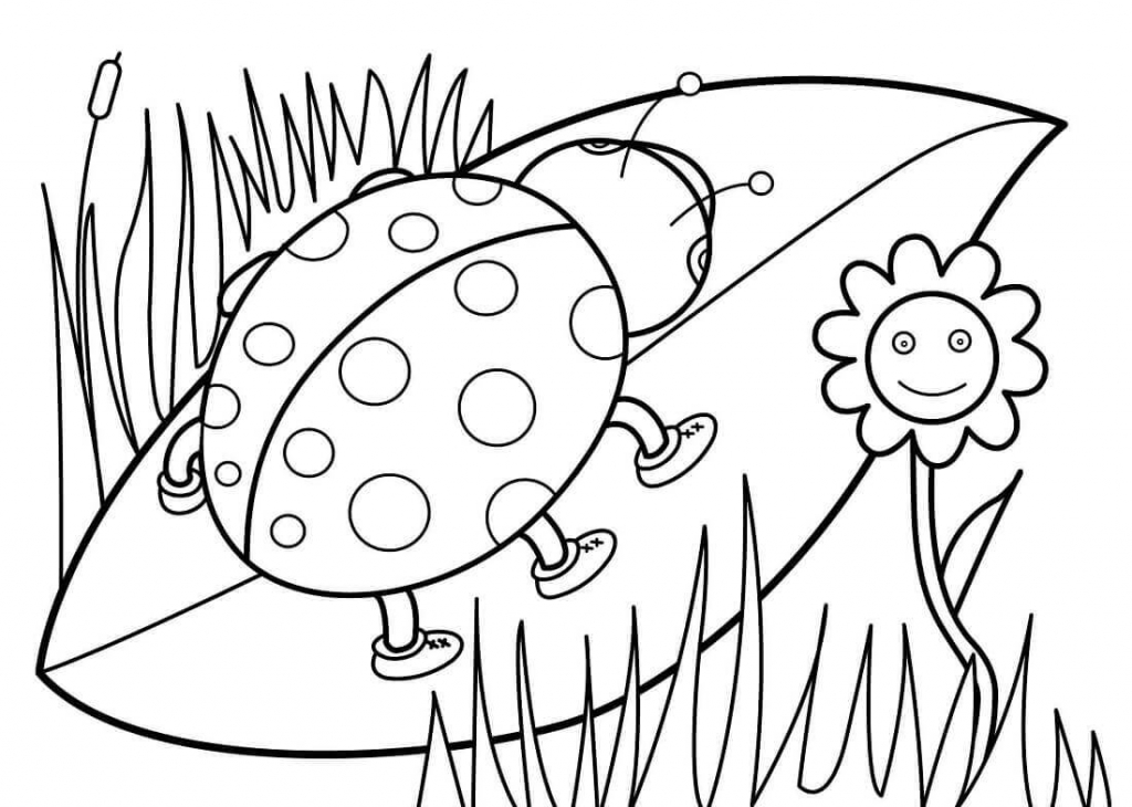 1024x730 35 Free Printable Spring Coloring Pages