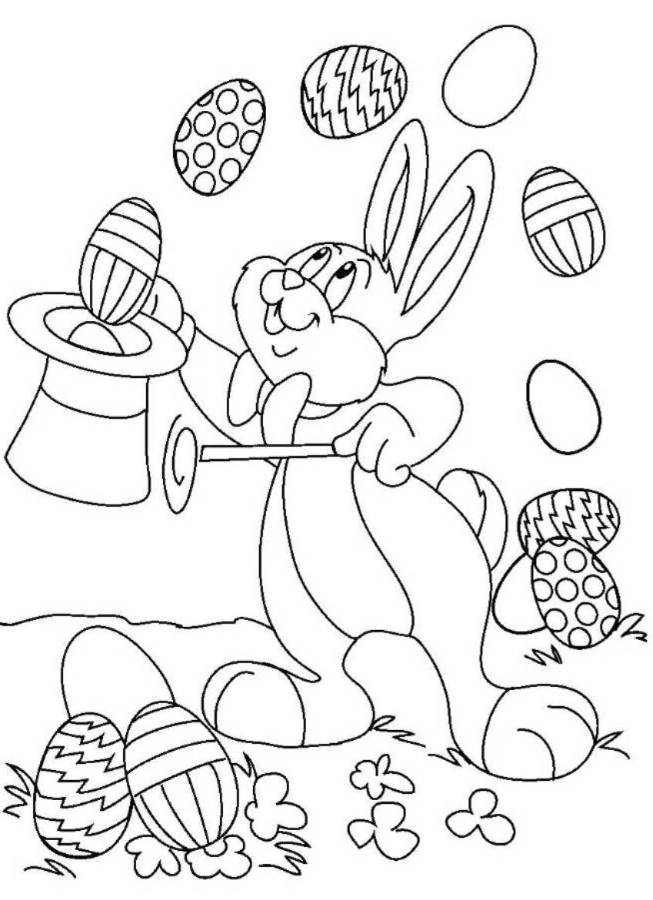 Spring Easter Coloring Pages Color Bros 653x900 Spring Easter Coloring Pages Color Bros