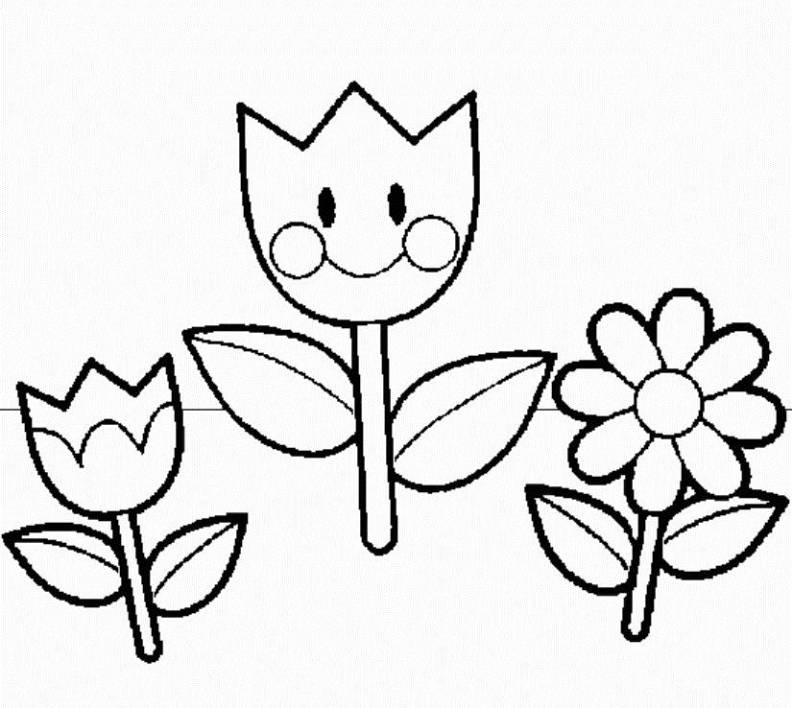 Springtime Coloring Pages 792x708 Springtime Coloring Pages