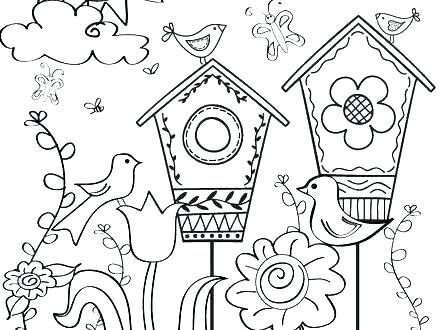 440x330 Good Printable Spring Coloring Pages Or For Flowers Free Cool Pix