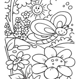 Spring Coloring Pages For Preschoolers Best Coloring Pages 268x268 Spring Coloring Pages For Preschoolers Best Coloring Pages