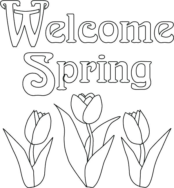 Spring Coloring Pages Preschool Printing Coloring Pages Best 600x647 Spring Coloring Pages Preschool Printing Coloring Pages Best