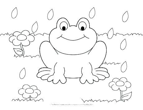 460x354 Spring Coloring Pages For Preschoolers