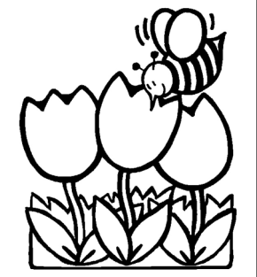 290x313 Spring Break Coloring Sheet