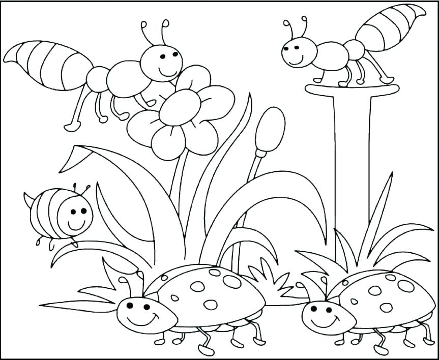 Spring Coloring Pages To Print Spring Coloring Pages Print 863x708 Spring Coloring Pages To Print Spring Coloring Pages Print