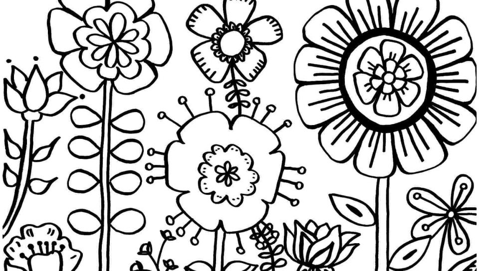 Free Spring Coloring Pagesntable For And Summer Sheetsntables 960x544 Free Spring Coloring Pagesntable For And Summer Sheetsntables