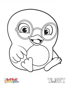 Tweet Coloring Pages 288x373 Tweet Coloring Pages
