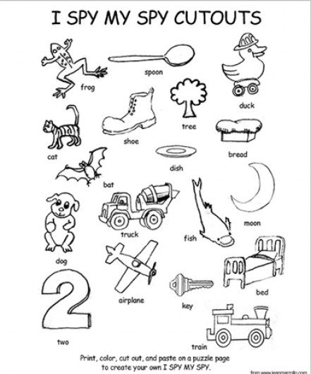I Spy My Spy Coloring Page And Cutouts Parents 441x530 I Spy My Spy Coloring Page And Cutouts Parents