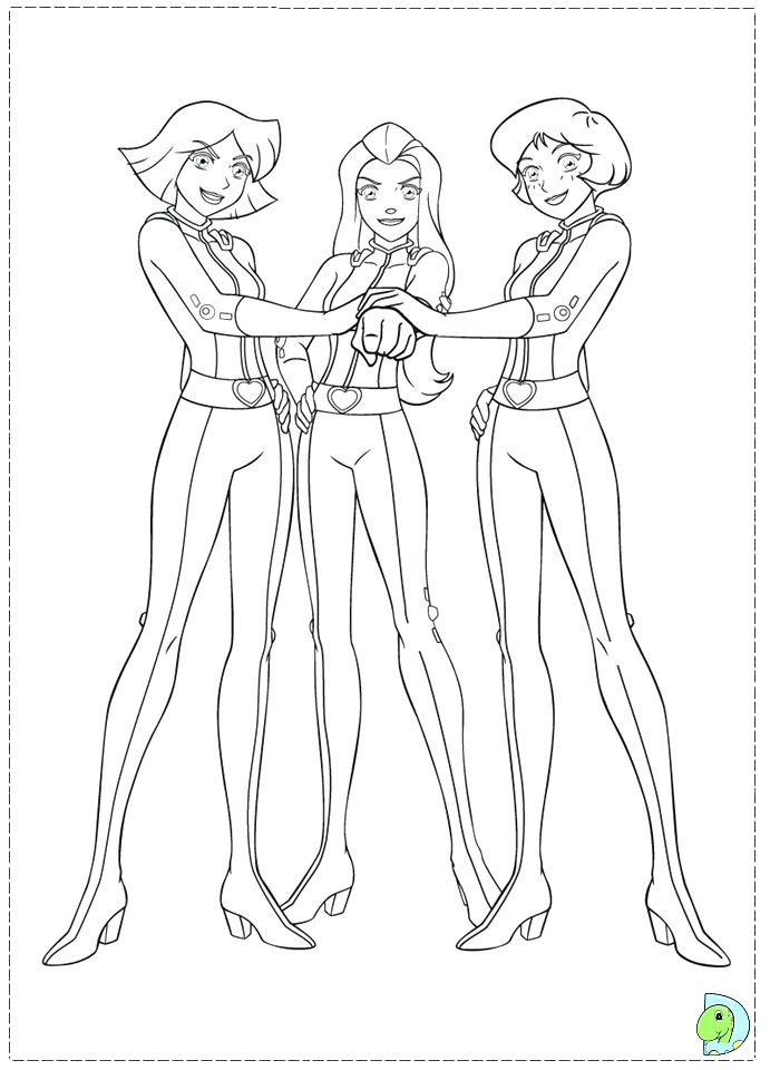 Totally Spies Coloring Pages Totally Spies Coloring Sheets 691x960 Totally Spies Coloring Pages Totally Spies Coloring Sheets