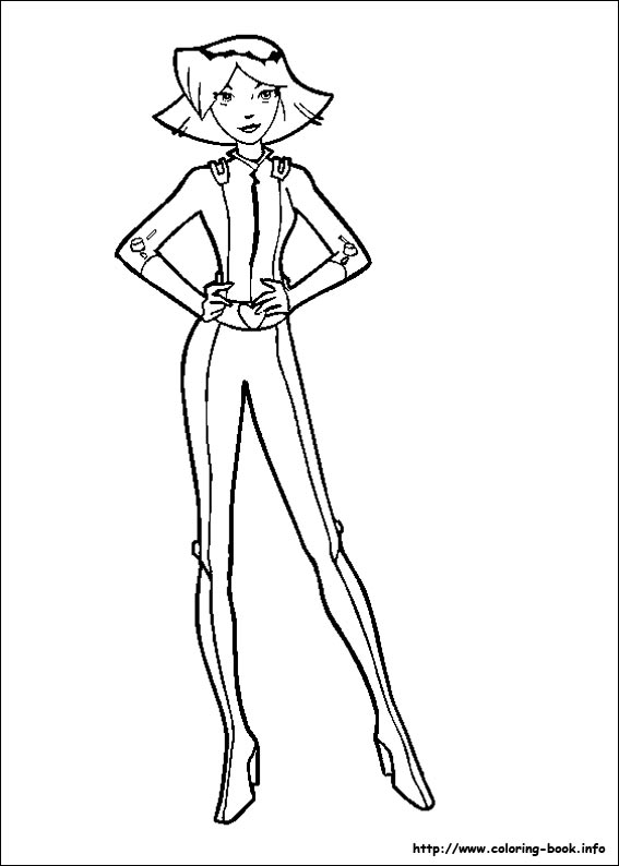 Totally Spies Coloring Pages On Coloring 567x794 Totally Spies Coloring Pages On Coloring